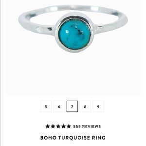 Pura vida boho turquoise ring